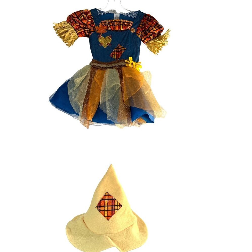 Spirit of Halloween Toddler Girls Halloween Costume Scarecrow Multicolored Size